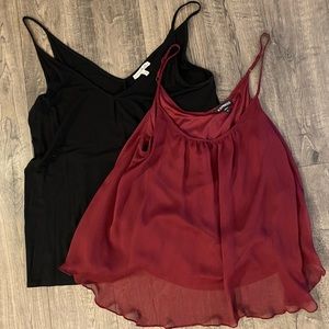 Express spaghetti strap shirts (2)